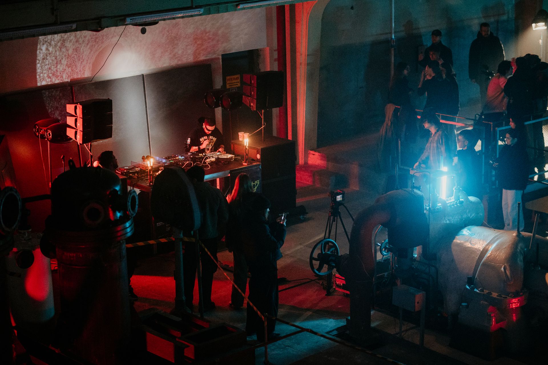 GVL live performance in industrial venue